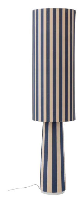 Emmie staande lamp blauw polyester – Bloomingville