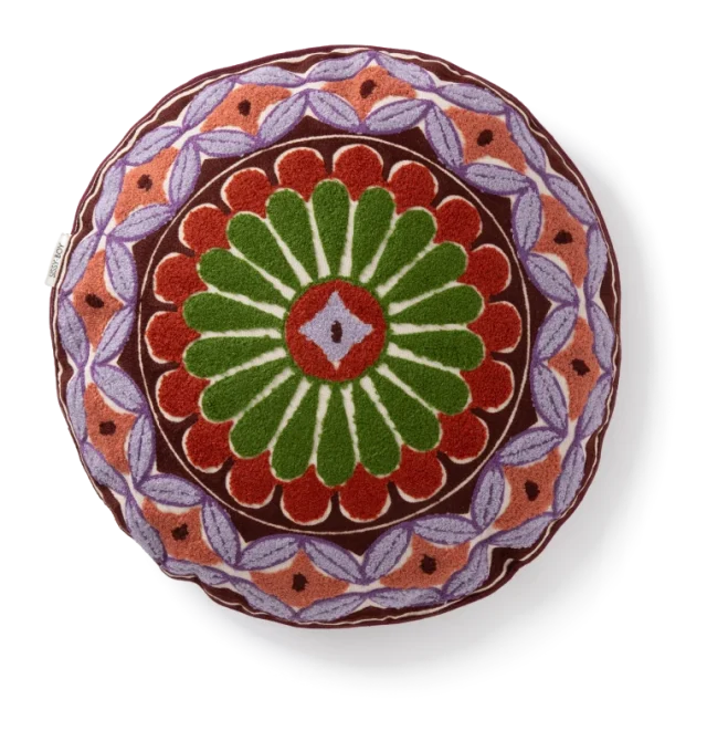 Multicolour rond kussen – Sissy-Boy